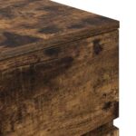 vidaXL Nočný stolík dymový dub 39x35x65 cm kompozitné drevo – Obrázok 10