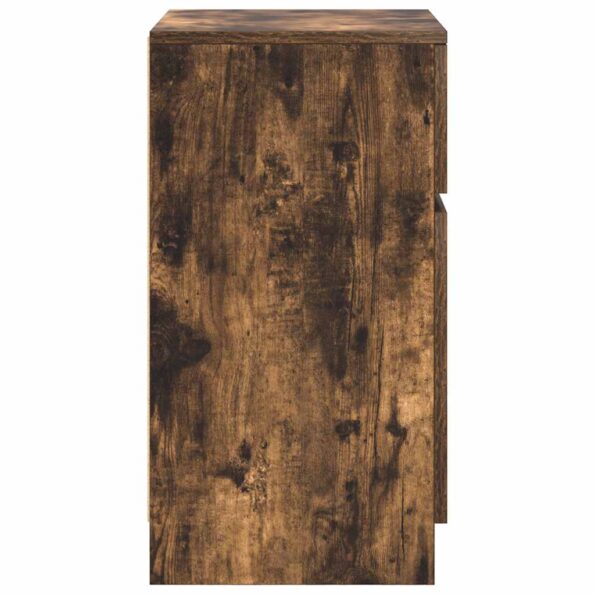 vidaXL Nočné stolíky 2 ks dymový dub 39x35x65 cm kompozitné drevo – Obrázok 8