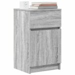vidaXL Nočný stolík sivý sonoma 39x35x65 cm kompozitné drevo – Obrázok 4