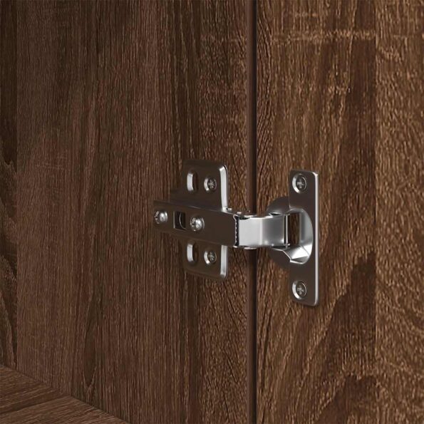 vidaXL Nočné stolíky 2 ks hnedý dub 39x35x65 cm kompozitné drevo – Obrázok 12