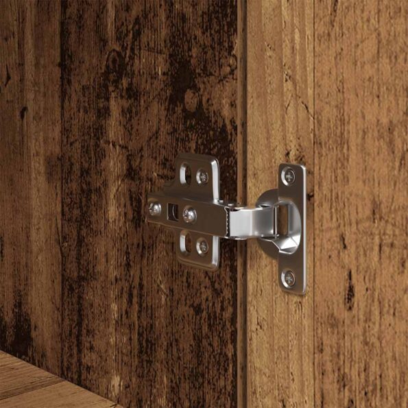 vidaXL Nočný stolík staré drevo 39x35x65 cm kompozitné drevo – Obrázok 11