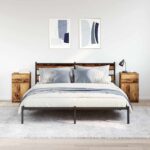 vidaXL Nočné stolíky 2 ks staré drevo 39x35x65 cm kompozitné drevo – Obrázok 3