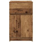 vidaXL Nočné stolíky 2 ks staré drevo 39x35x65 cm kompozitné drevo – Obrázok 7