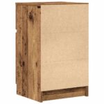 vidaXL Nočné stolíky 2 ks staré drevo 39x35x65 cm kompozitné drevo – Obrázok 9