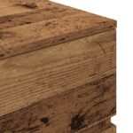 vidaXL Nočné stolíky 2 ks staré drevo 39x35x65 cm kompozitné drevo – Obrázok 11