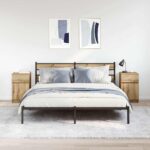 vidaXL Nočné stolíky 2 ks dub artisan 39x35x65 cm kompozitné drevo – Obrázok 3