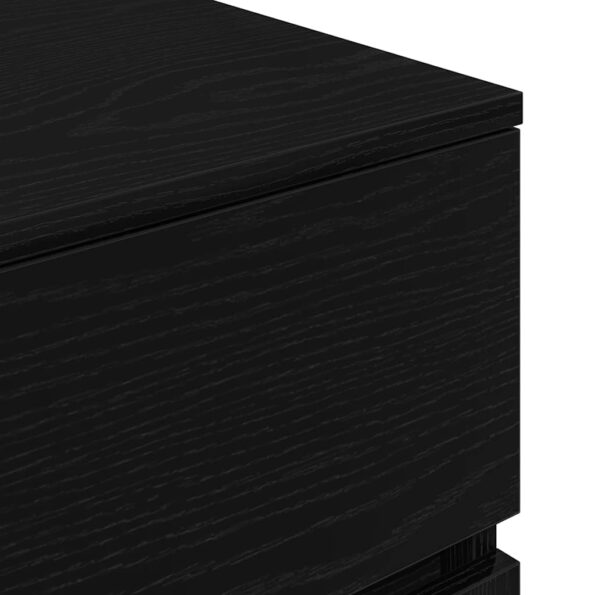 vidaXL Nočné skrinky s 3 zásuvkami 2 ks čierne 39x35x65 cm – Obrázok 10