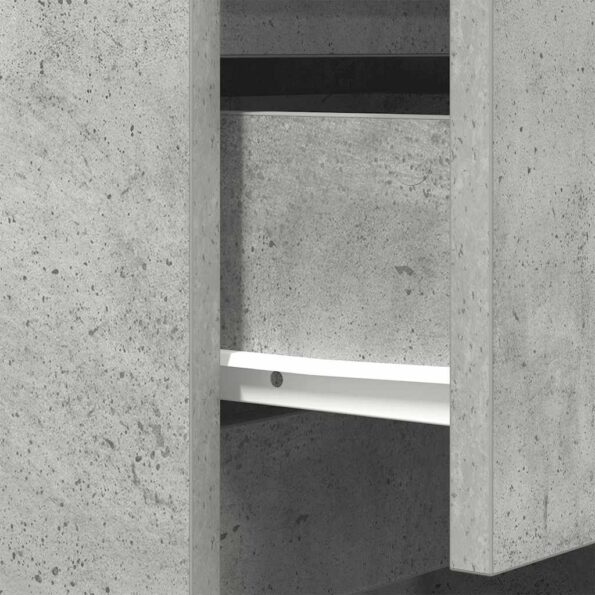 vidaXL nočná skrinka s 3 zásuvkami betónovosivé 39x35x65 cm – Obrázok 10