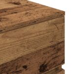 vidaXL Nočné skrinky s 3 zásuvkami 2 ks staré drevo 39x35x65 cm – Obrázok 10