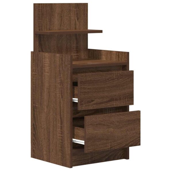 VXL8721158702876_g_en_hd_4.jpg vidaXL Nočné skrinky s 2 zásuvkami 2 ks hnedý dub 38x34x80 cm – Obrázok 6