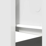 vidaXL Konzolový stolík so zásuvkami biely 85,5x38,5x74,5 cm – Obrázok 10