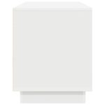 TV skrinka vidaXL s LED svetlami Biela 100x41x50 cm – Obrázok 8