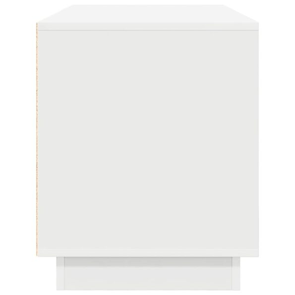 TV skrinka vidaXL s LED svetlami Biela 100x41x50 cm – Obrázok 8