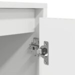 TV skrinka vidaXL s LED svetlami Biela 100x41x50 cm – Obrázok 11