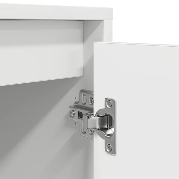 TV skrinka vidaXL s LED svetlami Biela 100x41x50 cm – Obrázok 11