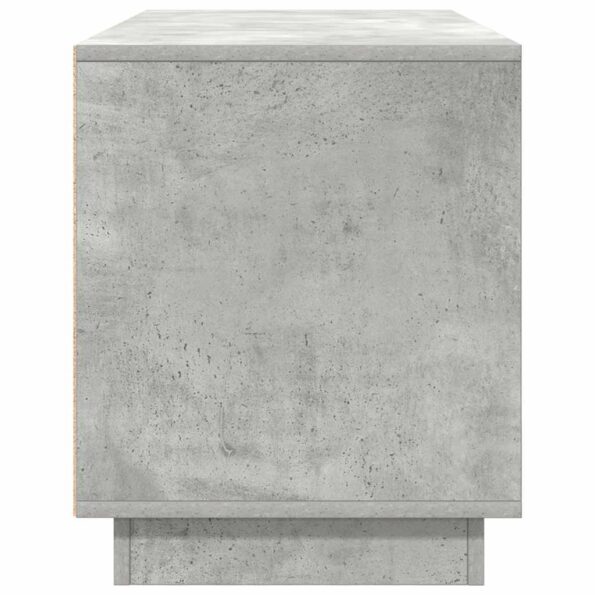 vidaXL TV skrinka s LED svetlami betónovo sivá 100x41x50 cm – Obrázok 8