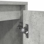 vidaXL TV skrinka s LED svetlami betónovo sivá 100x41x50 cm – Obrázok 11