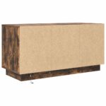 vidaXL TV skrinka s LED svetlami dymový dub 100x41x50 cm – Obrázok 9