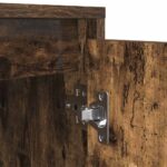 vidaXL TV skrinka s LED svetlami dymový dub 100x41x50 cm – Obrázok 11