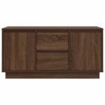 vidaXL TV skrinka s LED svetlami hnedý dub 100x41x50 cm – Obrázok 7