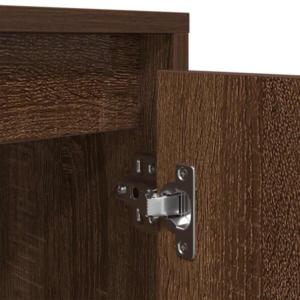 vidaXL TV skrinka s LED svetlami hnedý dub 100x41x50 cm – Obrázok 11