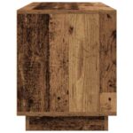 vidaXL TV skrinka s LED svetlami staré drevo 100x41x50 cm – Obrázok 8