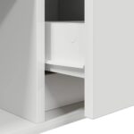 vidaXL TV skrinka, biela 60x31x25,5 cm, kompozitné drevo – Obrázok 12