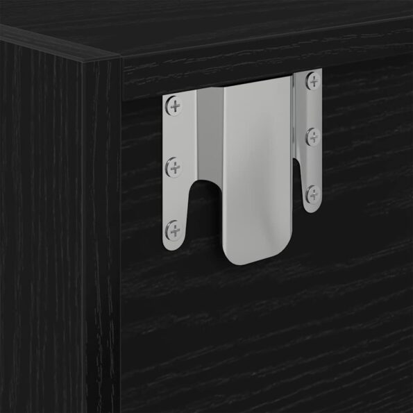 vidaXL TV skrinka, dub čierne 60x31x25,5 cm kompozitné drevo – Obrázok 11