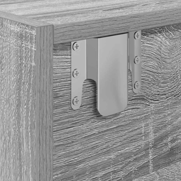 vidaXL TV skrinka, sivý dub sonoma 60x31x25,5 cm spracované drevo – Obrázok 11