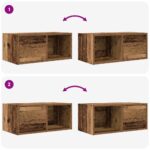 vidaXL TV stolíky 2 ks staré drevo 60x31x25,5 cm spracované drevo – Obrázok 10