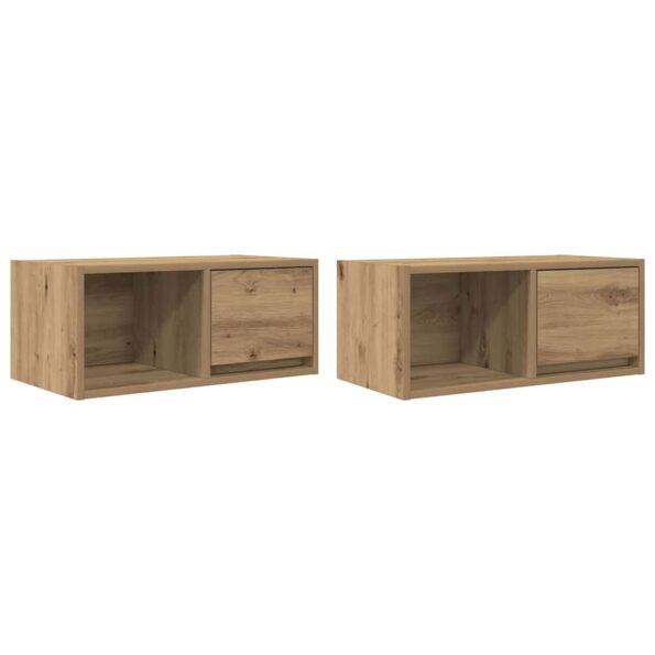 VXL8721158703729_a_en_hd_1.jpg vidaXL TV stolíky 2 ks dub artisan 60x31x25,5 cm spracované drevo – Obrázok 2