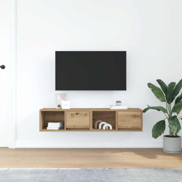 VXL8721158703729_g_en_hd_1.jpg vidaXL TV stolíky 2 ks dub artisan 60x31x25,5 cm spracované drevo – Obrázok 3