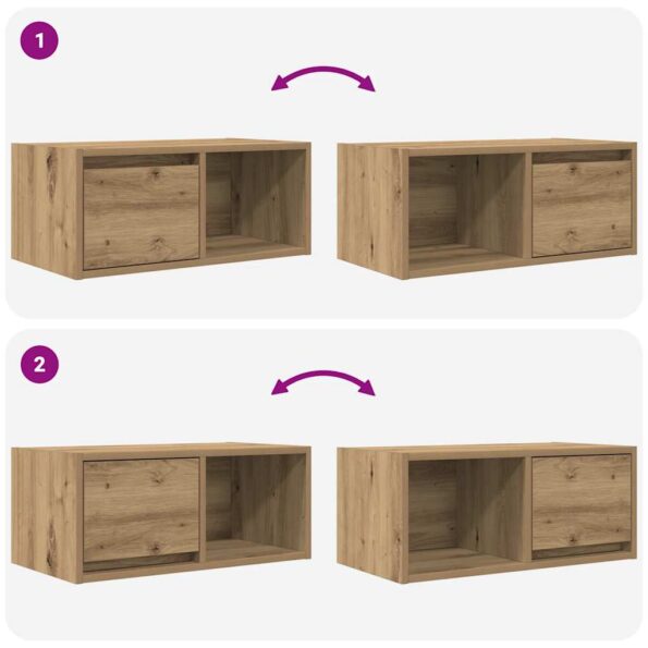 VXL8721158703729_g_en_hd_8.jpg vidaXL TV stolíky 2 ks dub artisan 60x31x25,5 cm spracované drevo – Obrázok 10