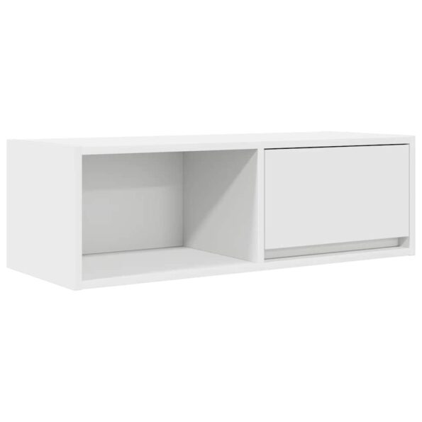 vidaXL TV skrinka, biela 80x31x25,5 cm, kompozitné drevo – Obrázok 2