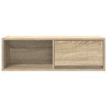 vidaXL TV skrinka dub sonoma 80x31x25,5 cm spracované drevo – Obrázok 6