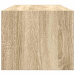 vidaXL TV skrinka dub sonoma 80x31x25,5 cm spracované drevo – Obrázok 7
