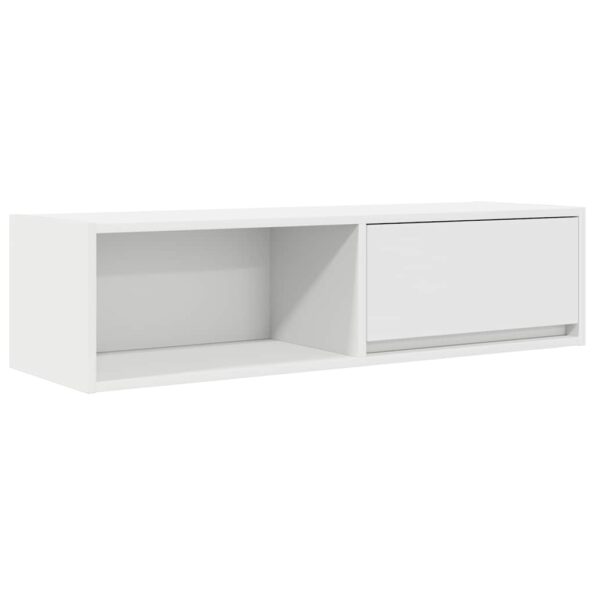 TV Skrinka vidaXL Biela 100x31x25,5 cm Konštrukčné drevo – Obrázok 2