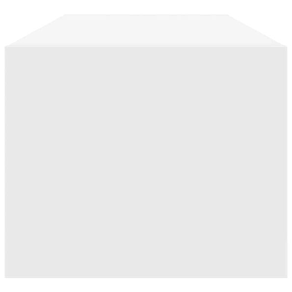 TV Skrinka vidaXL Biela 100x31x25,5 cm Konštrukčné drevo – Obrázok 7