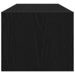 TV skrinka vidaXL Dub čierny 100x31x25,5 cm Konštrukčné drevo – Obrázok 7