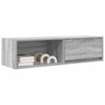 TV Skrinka vidaXL Sivá Sonoma 100x31x25,5 cm Engineered Wood – Obrázok 4
