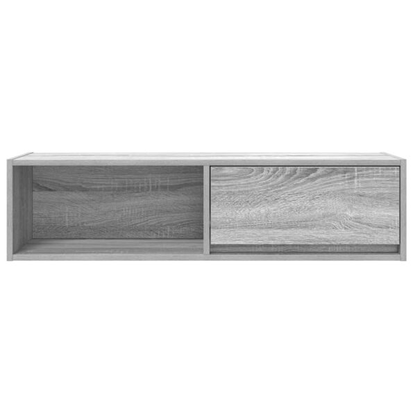 TV Skrinka vidaXL Sivá Sonoma 100x31x25,5 cm Engineered Wood – Obrázok 6