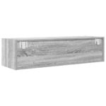 TV Skrinka vidaXL Sivá Sonoma 100x31x25,5 cm Engineered Wood – Obrázok 8