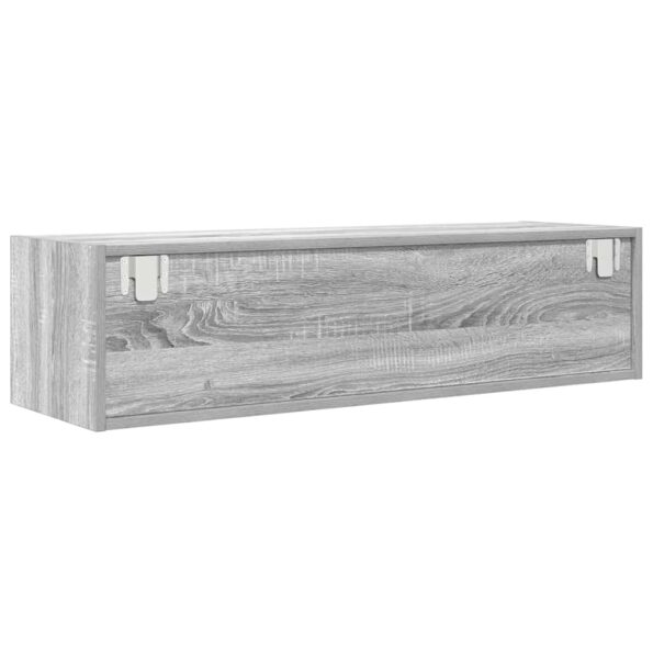 TV Skrinka vidaXL Sivá Sonoma 100x31x25,5 cm Engineered Wood – Obrázok 8