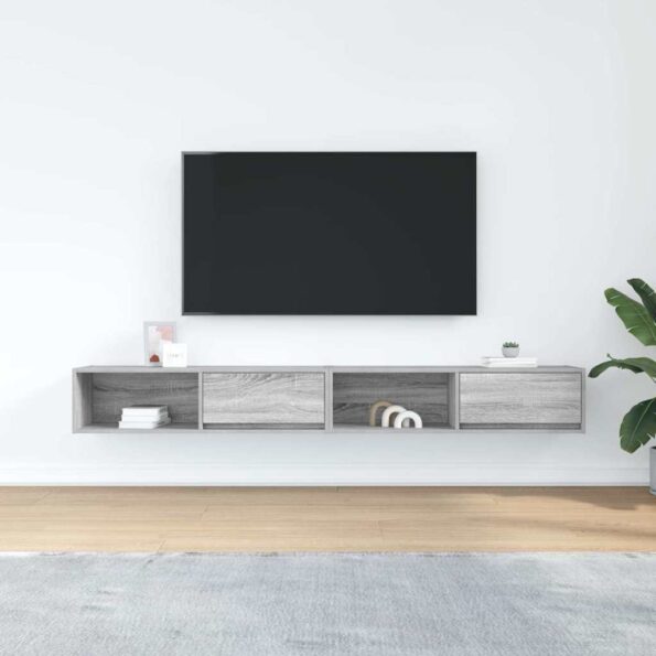 VXL8721158704023_g_en_hd_1.jpg vidaXL TV skrinky 2 ks Grey Sonoma 100x31x25,5 cm Engineered Wood – Obrázok 3