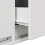 vidaXL TV skrinka, biela 60x31x25,5 cm, kompozitné drevo – Obrázok 12