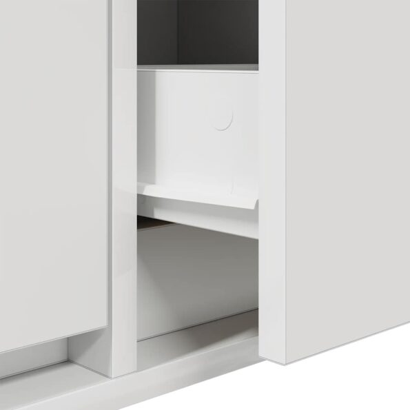 vidaXL TV skrinka, biela 60x31x25,5 cm, kompozitné drevo – Obrázok 12