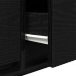 vidaXL TV skrinka, dub čierne 60x31x25,5 cm kompozitné drevo – Obrázok 12