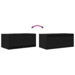 vidaXL TV stolíky 2 ks dub čierne 60x31x25,5 cm kompozitné drevo – Obrázok 10