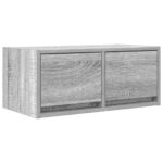vidaXL TV skrinka, sivý dub sonoma 60x31x25,5 cm spracované drevo – Obrázok 2