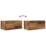 vidaXL TV skrinka, staré drevo 60x31x25,5 cm spracované drevo – Obrázok 9